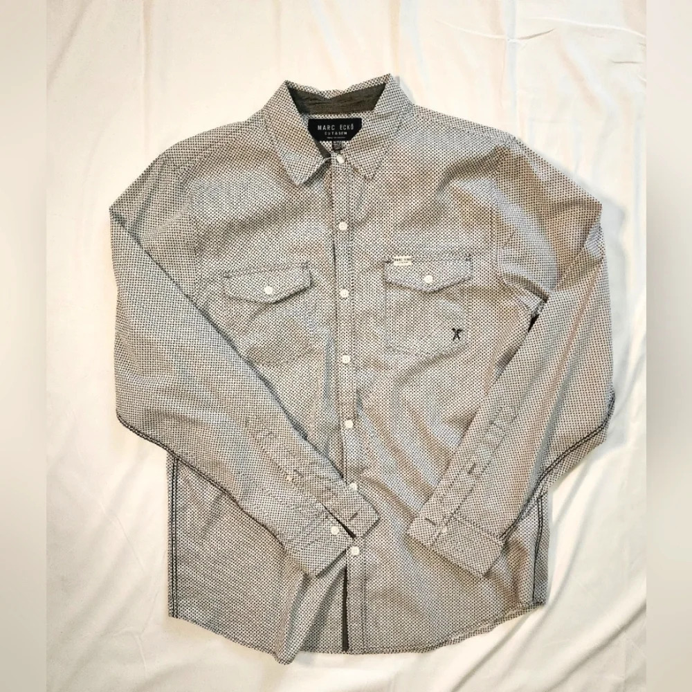 Marc Ecko Cut & Sew Mens Button Up Shirt